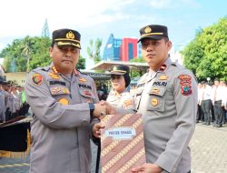 Polsek Singkil Terima Penghargaan Respon Tercepat Laporan Call Centre 112