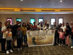 Keluarga Besar Polda Sulawesi Utara Gelar Nobar Film ‘Aku Rindu’