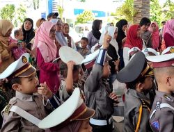 Ditlantas Polda Sulut Sosialisasikan Tata Tertib Lalu Lintas untuk Anak Usia Dini