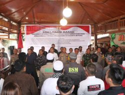 Ormas Adat Minahasa dan Organisasi Keagamaan Muslim di Bitung Gelar Deklarasi Damai