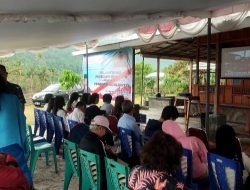 Begini Suasana Nobar Keluarga Prabowo Subianto di  Langowan