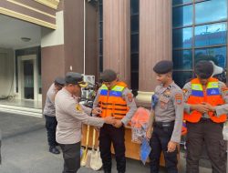 Curah Hujan Tinggi, Polresta Manado Laksanakan Apel Kesiapan Penanggulangan Bencana