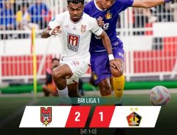 BRI Liga 1 : Malut United Sukses Kalahkan Persik Kediri 2-1