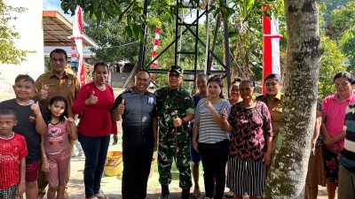 Pangdam XIII/Merdeka Tinjau Pembangunan Jembatan dan Air Bersih di Talaud