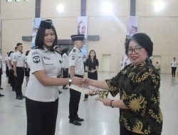 Lantik 106 PNS, Ini Pesan Kakanwil Ditjen Pemasyarakatan Sulut