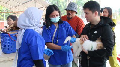 Peringati 149 Tahun Karantina, 149 Hewan Divaksin Rabies Gratis di Manado